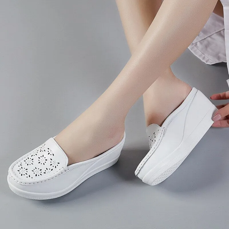 GKTINOO Summer Woman Shoes Platform Slippers Wedge Flip Flops Women High Heel Slippers For Women Casual Sandals Female Shoes Top Rated Flip Flops