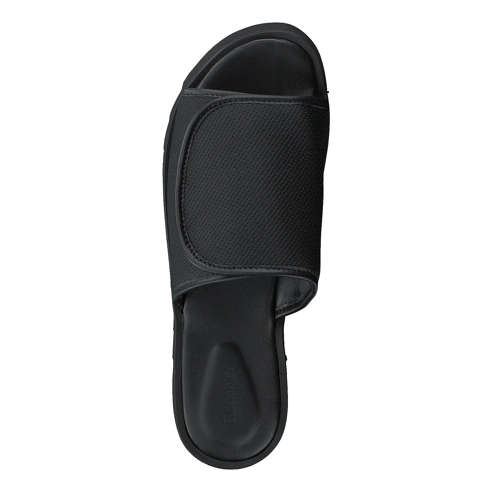 Micki Black Flip Flops Flower