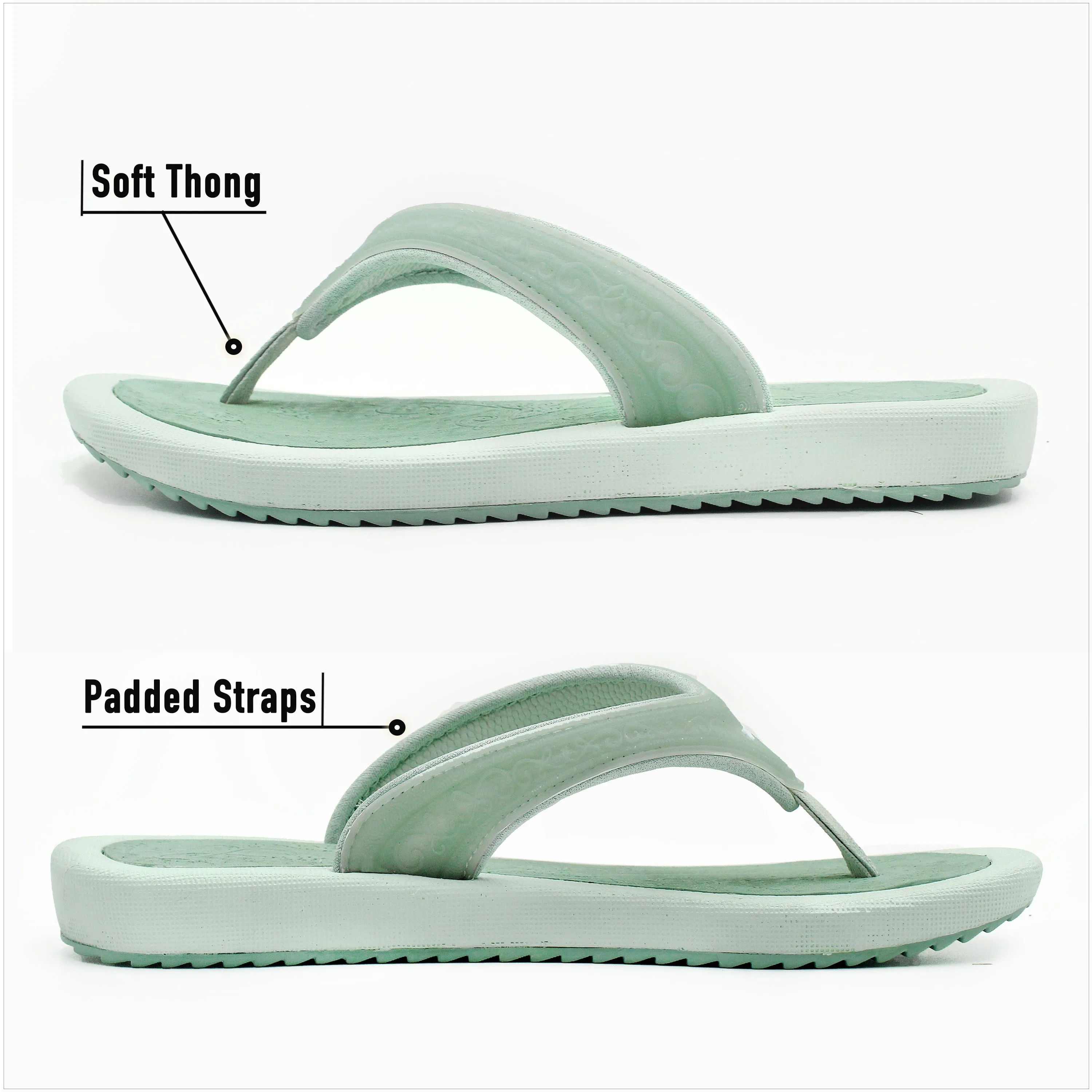 Flip Flops For Hallux Rigidus Breeze: 8521 Matcha