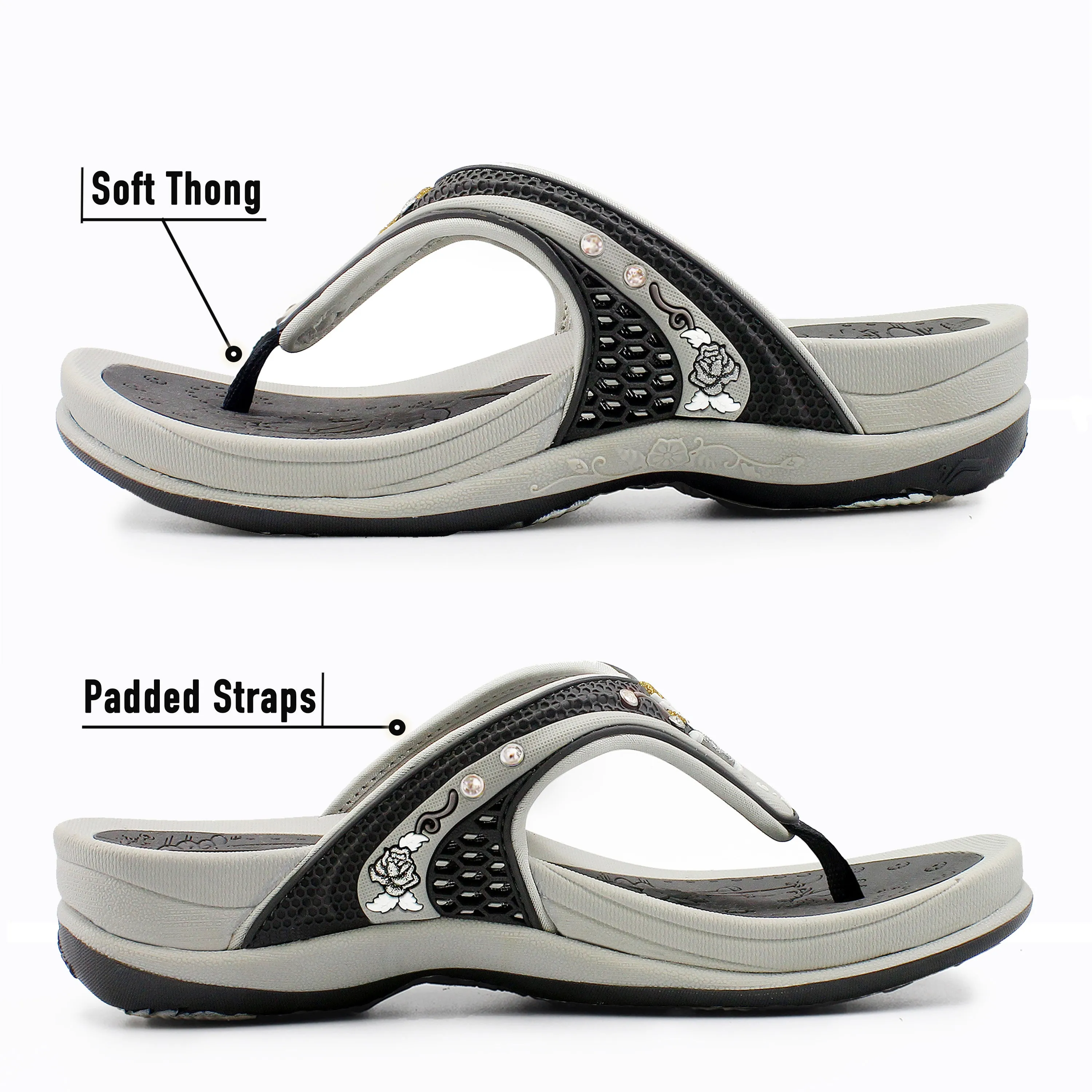Flip Flop Flip Women Signature: 5893 Grey