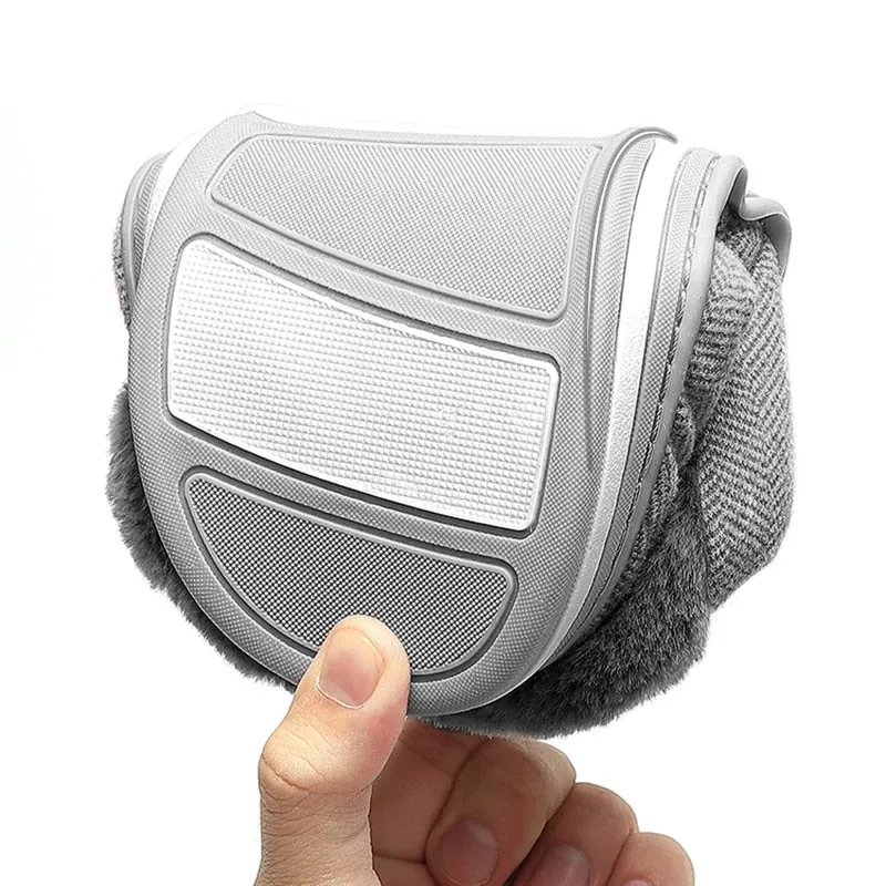 Groovywish Men Fur Slippers Cute Heel Wrap Winter Home Shoes Fairytale Slippers