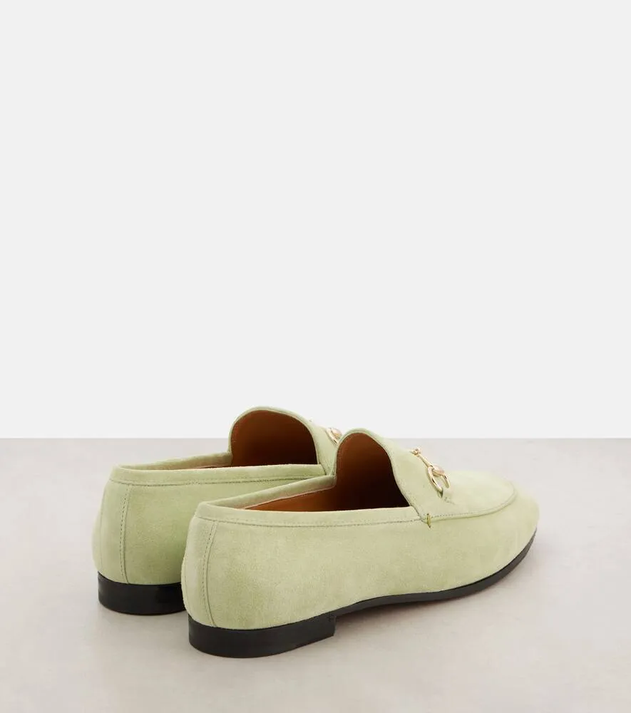 Elaina Loafers Gucci Gucci Jordaan suede loafers