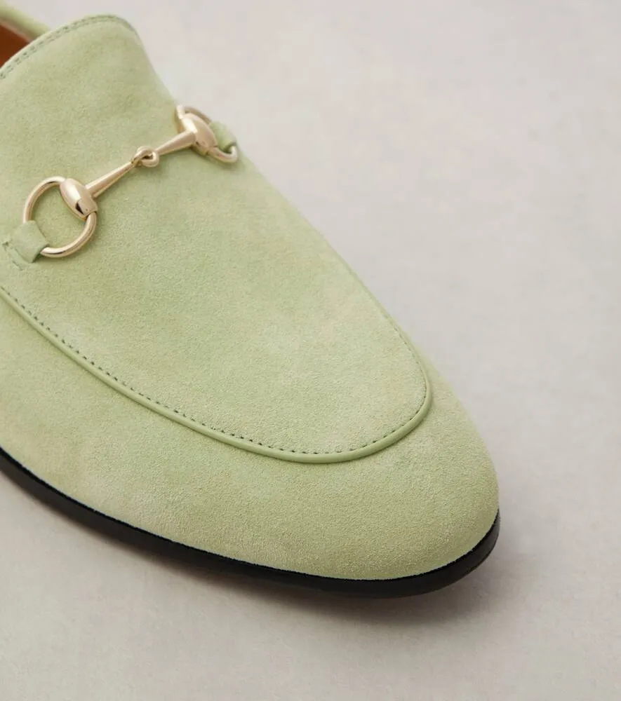 Basket Weave Loafers Gucci Gucci Jordaan suede loafers