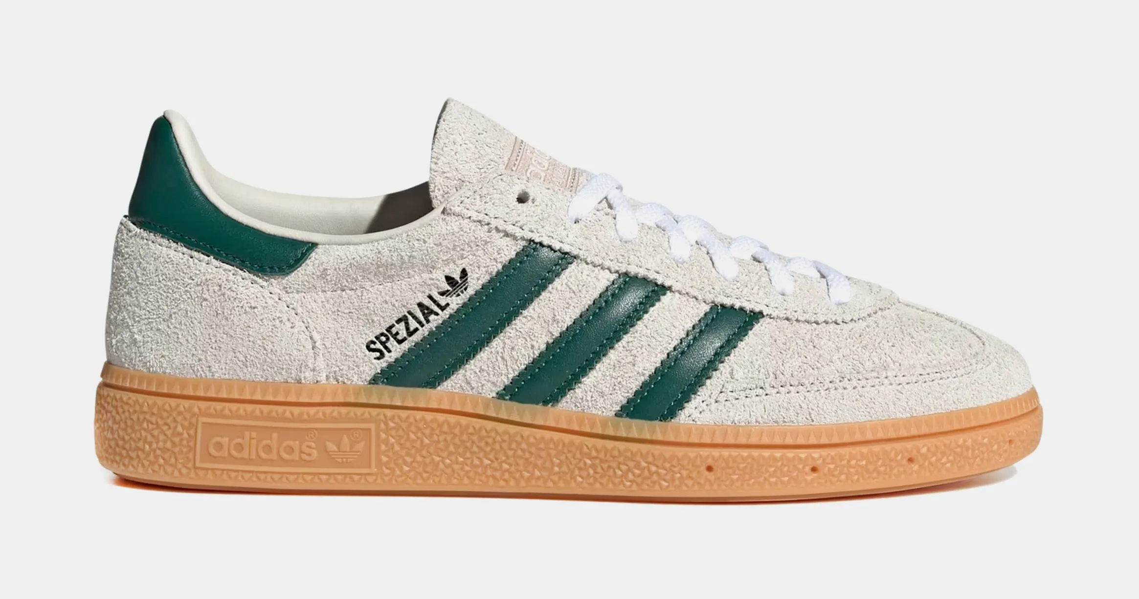 Handball Spezial Womens Lifestyle Shoes (Alumina/Collegiate Green/Gum) Adidas Shoe Shop