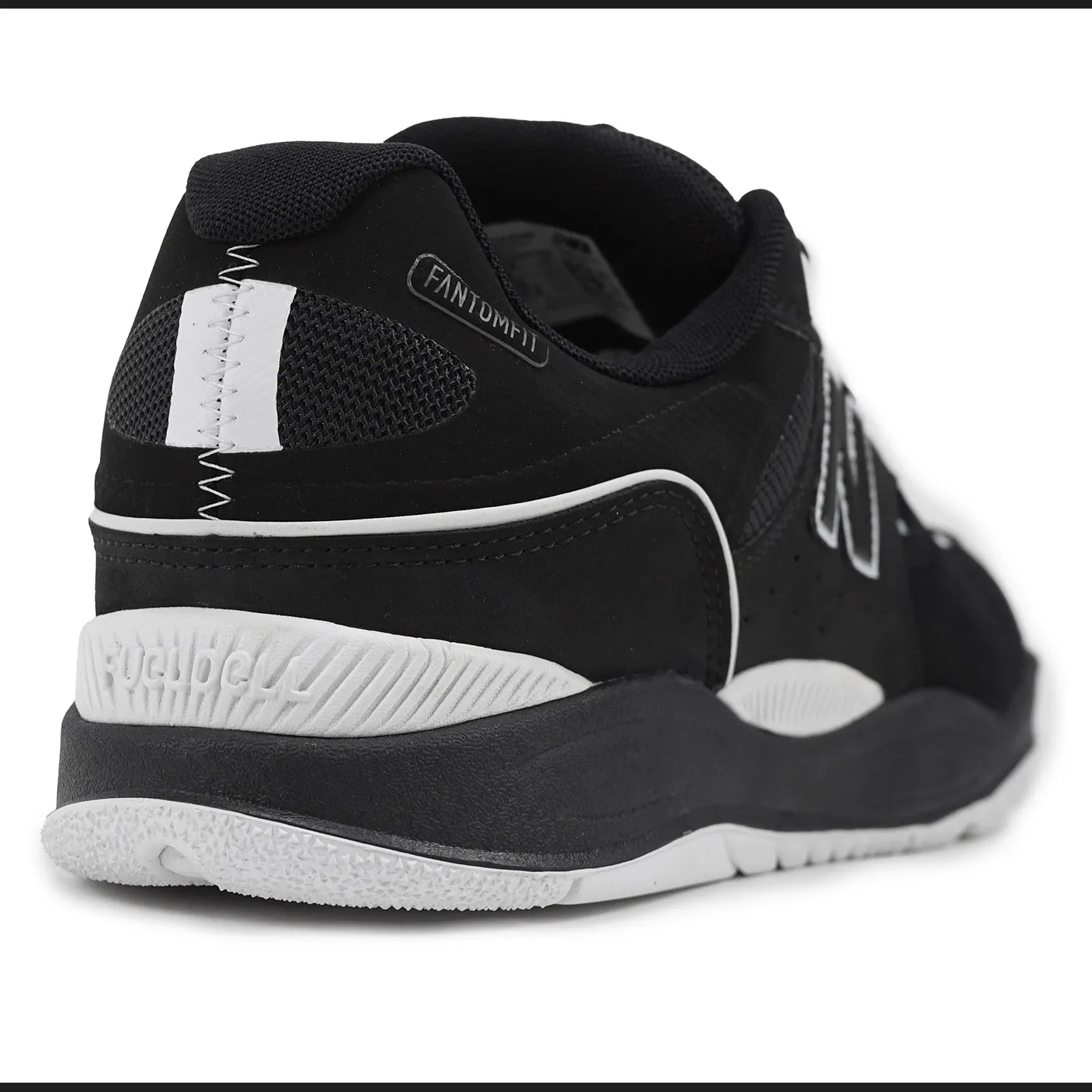 New Balance Grey And Black New Balance Numeric 1010 Tiago Shoes - Black / White