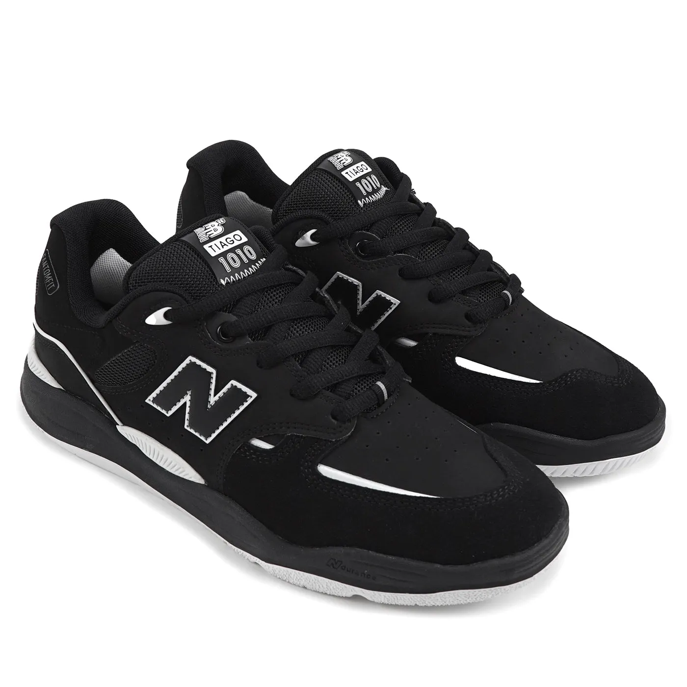 Affordable New Balance Shoes New Balance Numeric 1010 Tiago Shoes - Black / White