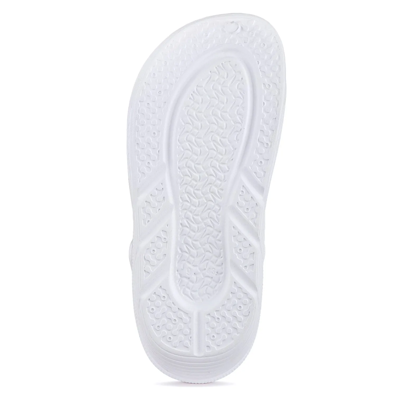 Frontier Rooms Slippers Bersache Extra Soft Classic Casual with Back Strap Regular wear with Ultra Soft & Flexibility Technology Flip-Flop for Men's/ Boy's 6064-White