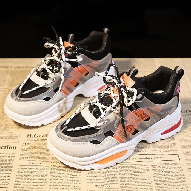 Ash Platform Sneakers Sooneeya New Four Seasons Youth Fashion Trend Shoes Men Casual Ins Hot Sell Sneakers Men New Colorful Dad Shoes Male Big Size 12