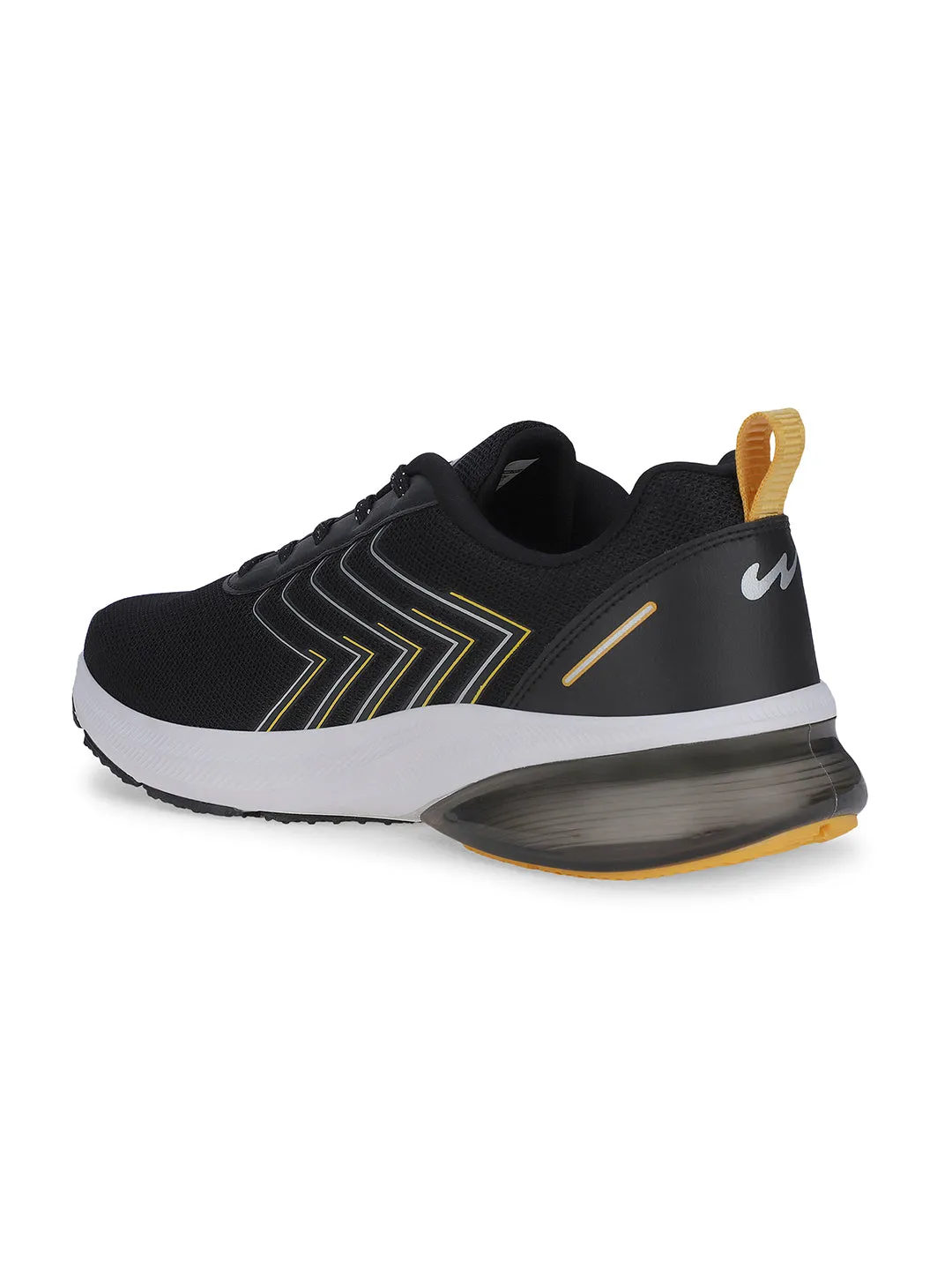 BRACE Black Men's Sports Shoes High Cushioned Running Shoes