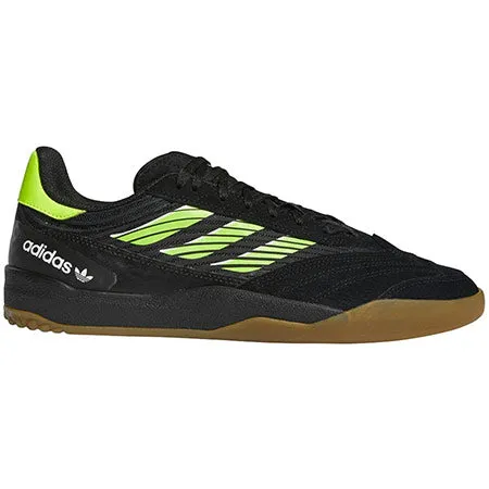 ADIDAS COPA NATIONALE BLACK / SIGNAL GREEN / GUM Adidas Shoes Big Tongue