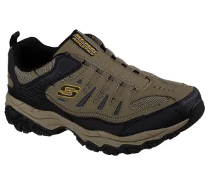 Good Sneakers For Bunions Skechers MEN AFTER BURN Extra Wide Width 51866 (Pebble)