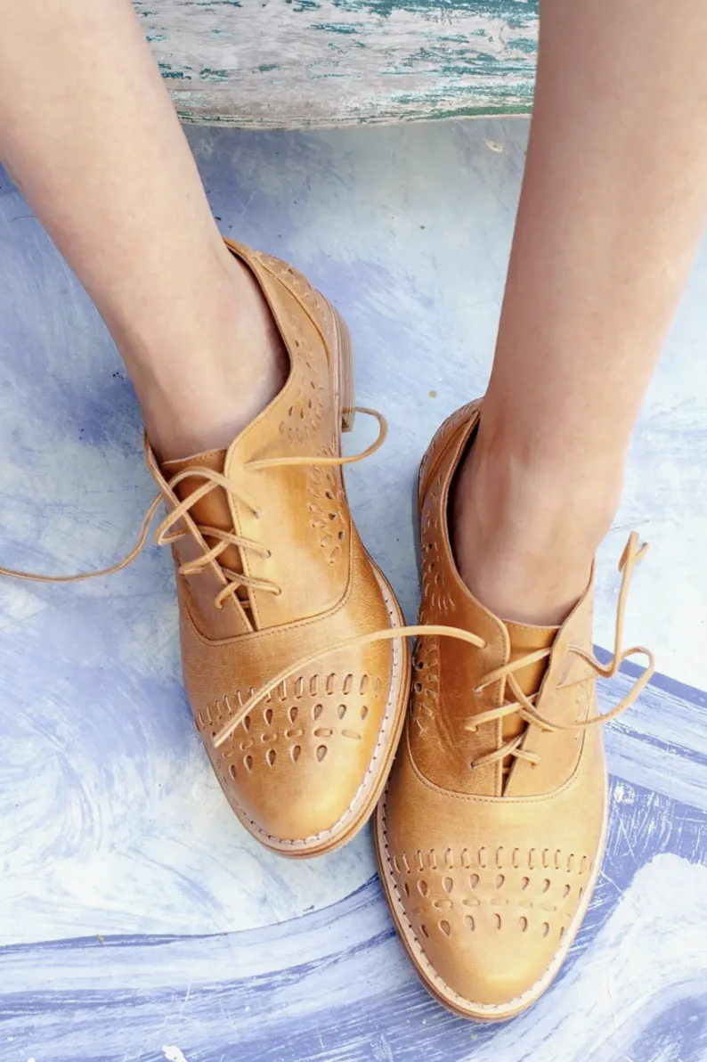 Sherpa Loafers Heartbreak Leather Oxfords
