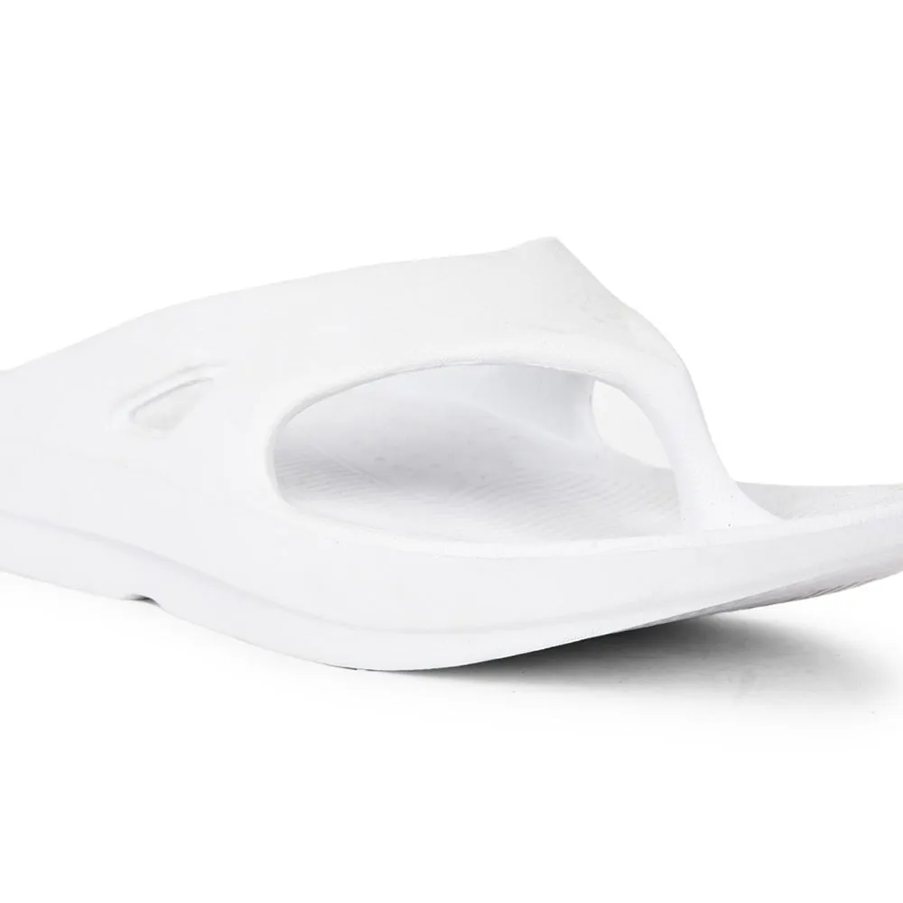 A-HA Casual White Slippers For Men STEP-STAR By Liberty Ariat Square Toe Slippers