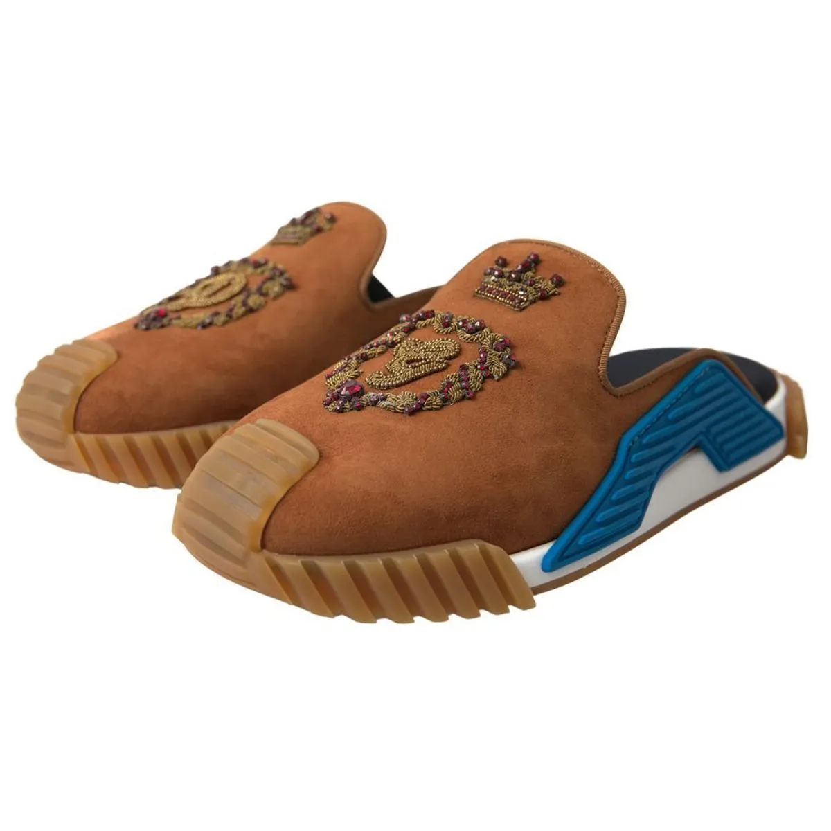 Dolce & Gabbana Elegant Multicolor NS1 Slide Sandals On The Go 600 Sandals