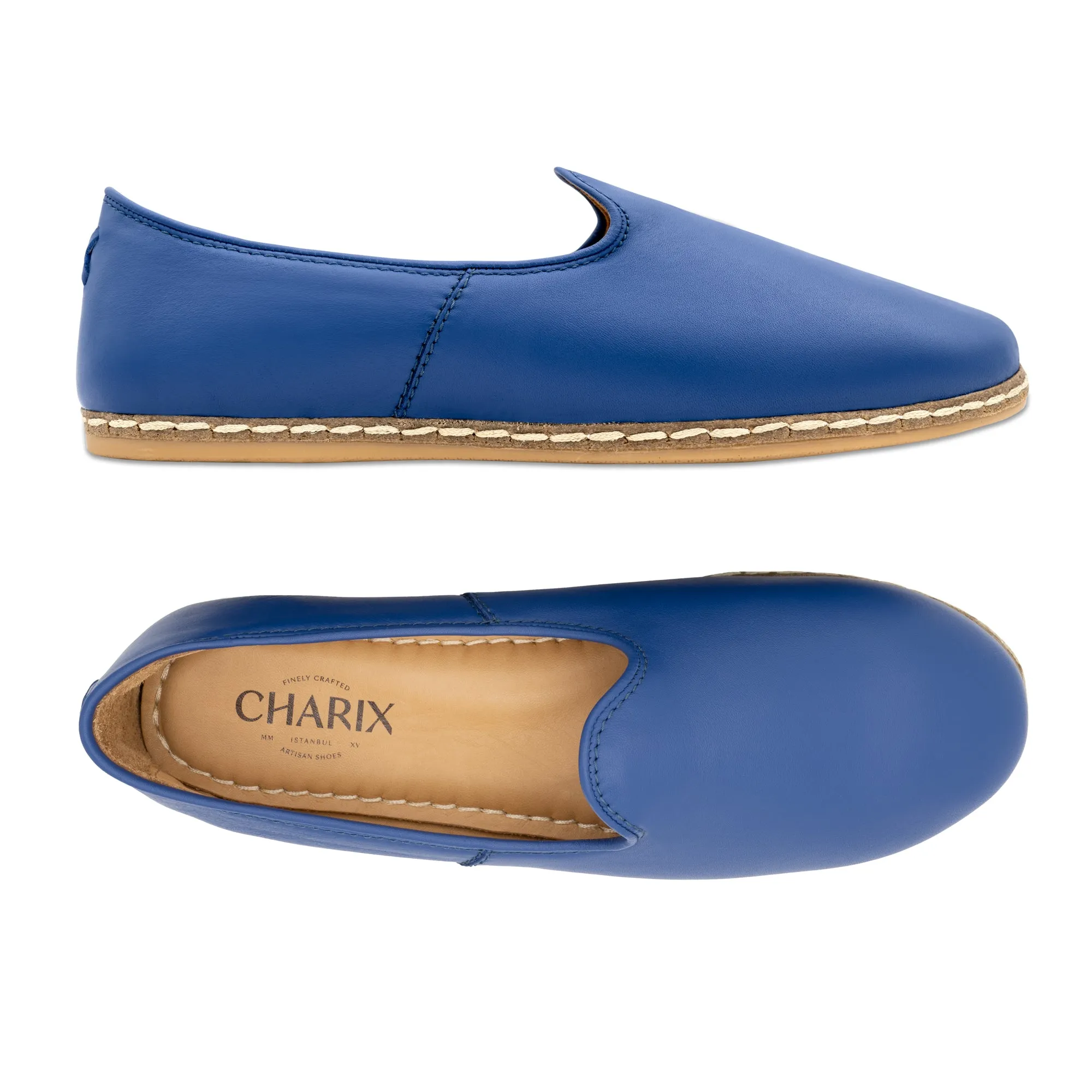 Gardening Slip On Shoes Cobalt Blue Slip Ons for Men