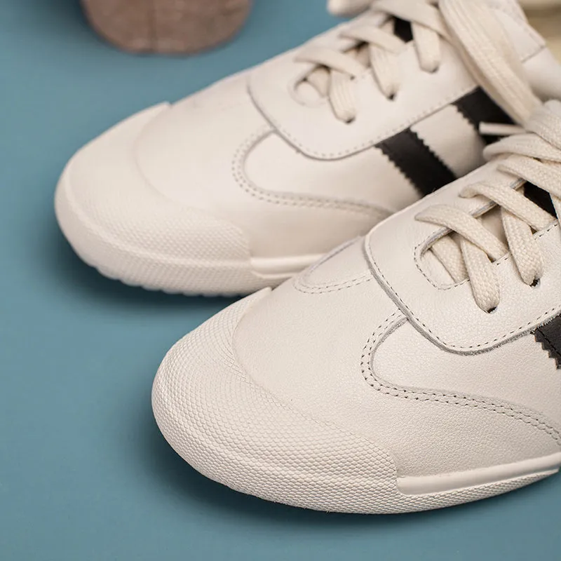 Handmade Soft Leather white shoes for women Lace up Sneakers Designer Shoes Yellow/Green/Black Oxford Brogues