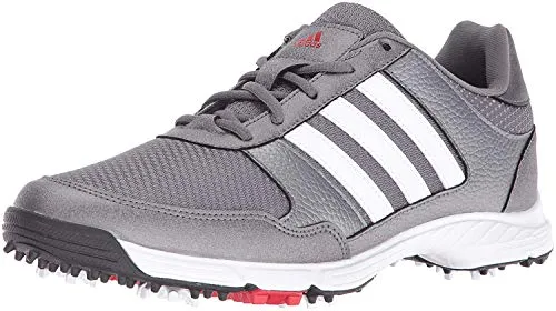 Boost Adidas Golf Shoes adidas Men's Tech Response Golf Shoe, Iron Metallic/White, 9 M US