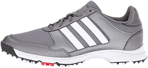 Adidas Green Golf Shoes adidas Men's Tech Response Golf Shoe, Iron Metallic/White, 9 M US