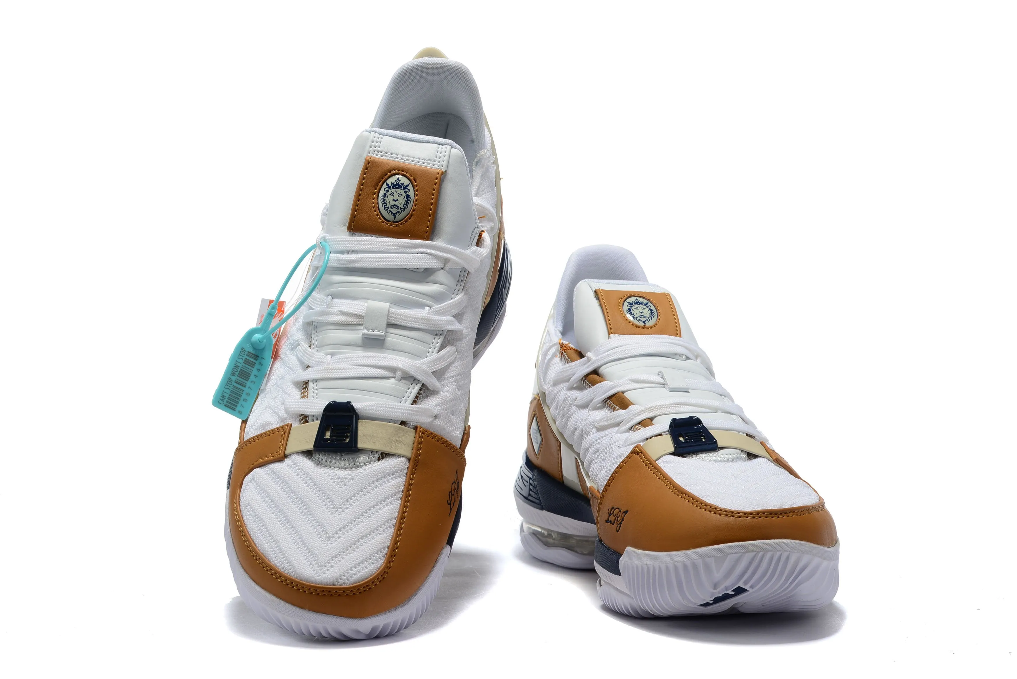 Nike Lebron XVI 16 SB White Brown Sneaker Shoes Sale Men Size 7-13 Asics Shoes Orthopedic