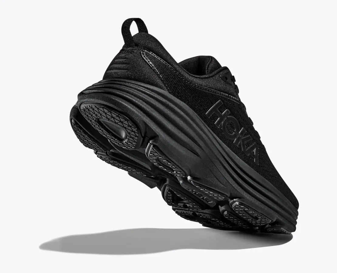 Best Running Shoes Under 100 Euros Germany Hoka - Men's Bondi 8 Black/Black BBLC 1123202