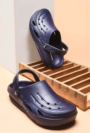 Bersache Extra Soft Classic Casual with Back Strap Regular wear with Ultra Soft & Flexibility Technology Flip-Flop for Men's/ Boy's 6062-Navy Cattle Slippers