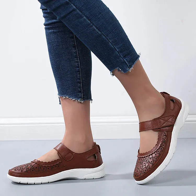 Ivyshape | Comfortable Leather Loafers Shoes for Women Andrew Loafers