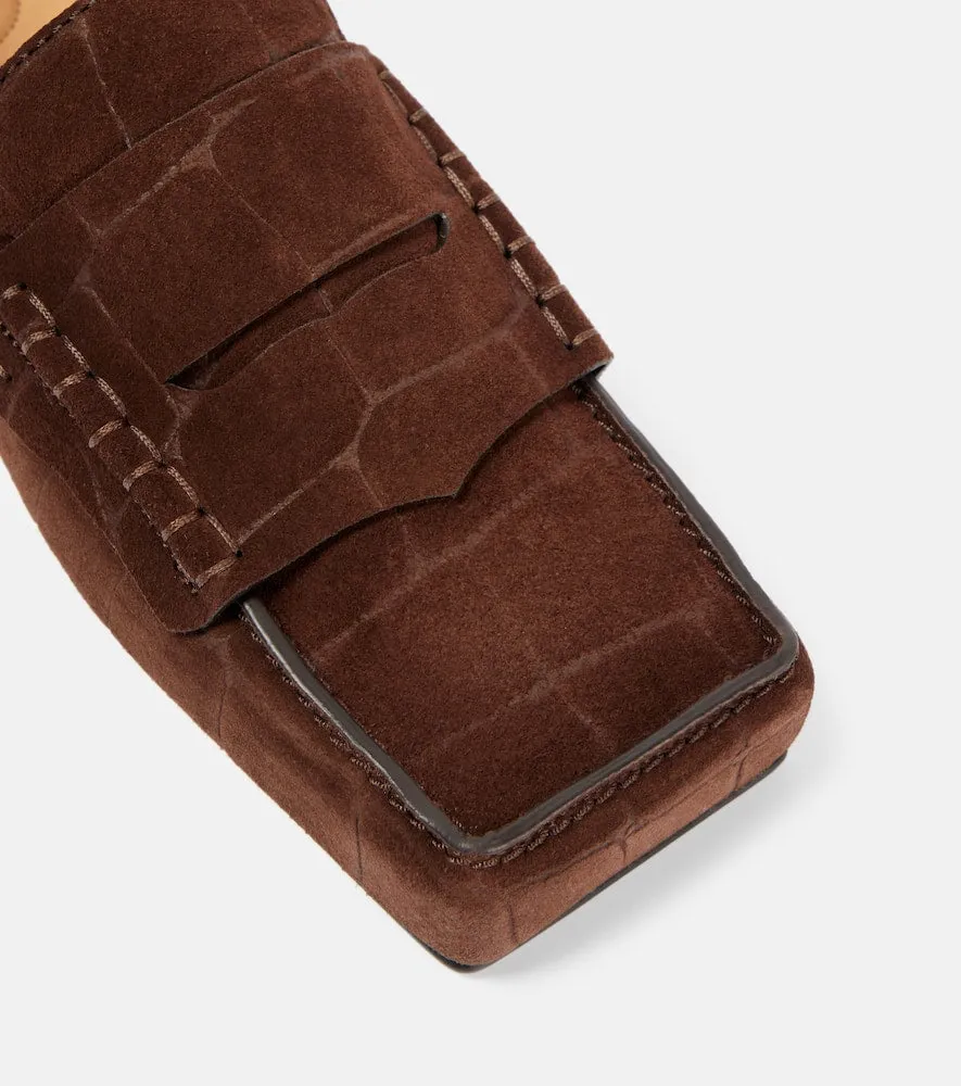 Jacquemus Carr leather penny loafers Washable Loafers