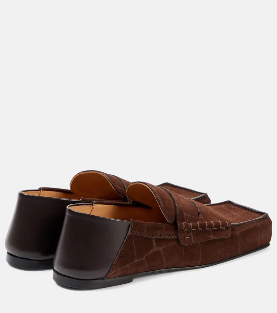 Loafers Brixton Jacquemus Carr leather penny loafers