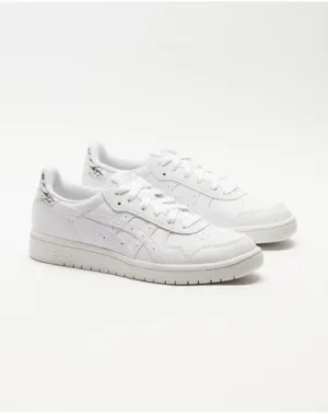 Japan S White/Silver Swirl Asics Shoes Non Slip