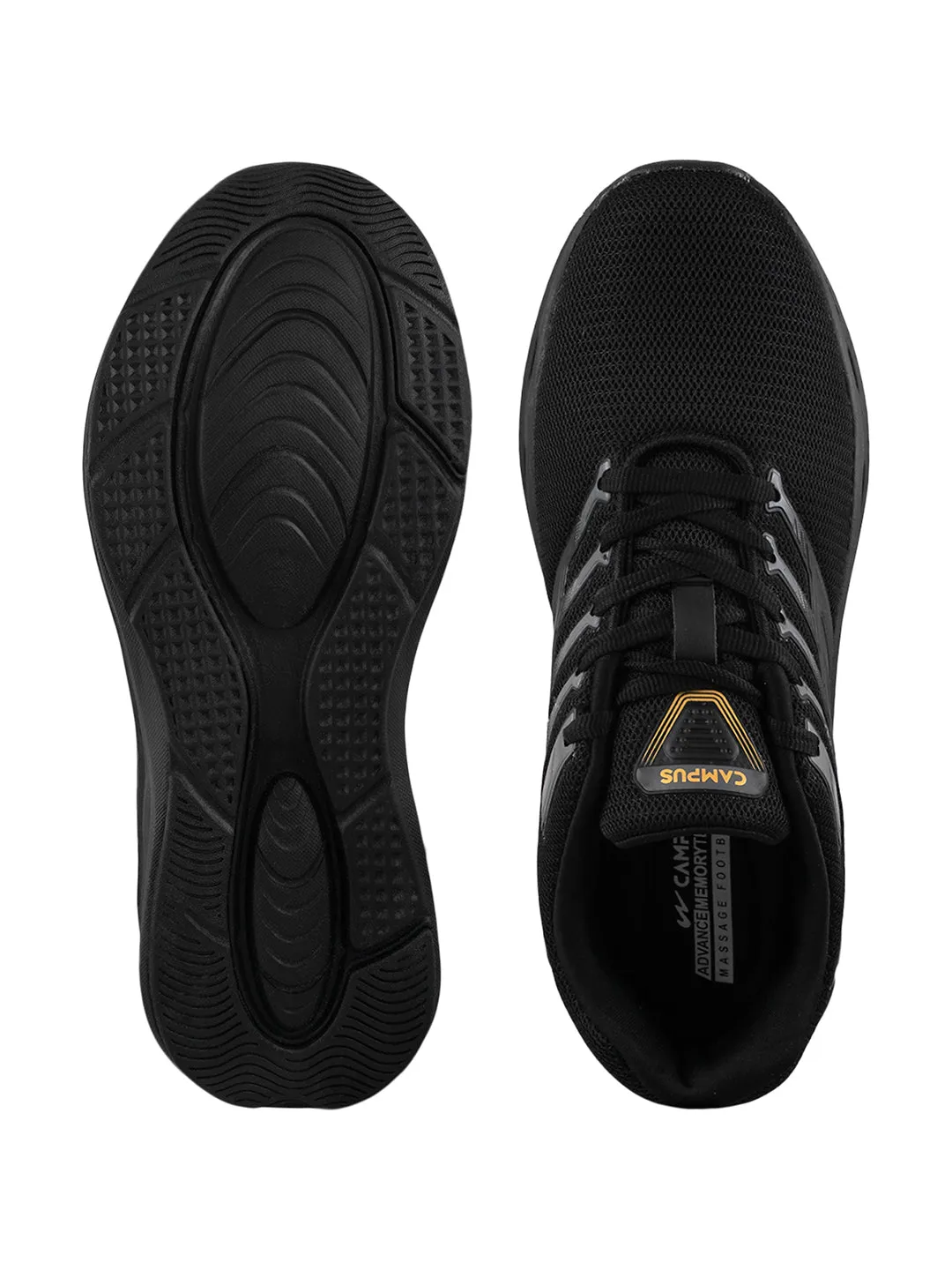 Comfortable Road Running Shoes JETTA Black Men's Running Shoes