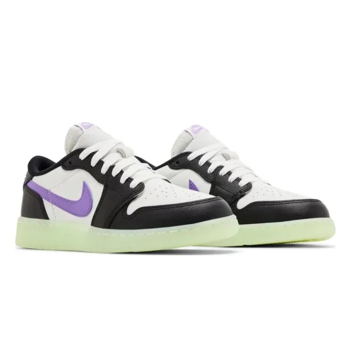 Asics Gel Fit Sana 2 Cross Trainer Shoe Jordan 1 Retro Low OG Black Raspberry (GS)