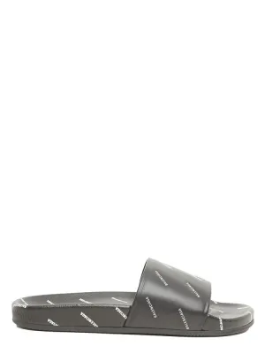 Sandals Aruba All Inclusive Balenciaga Logo Print Slides