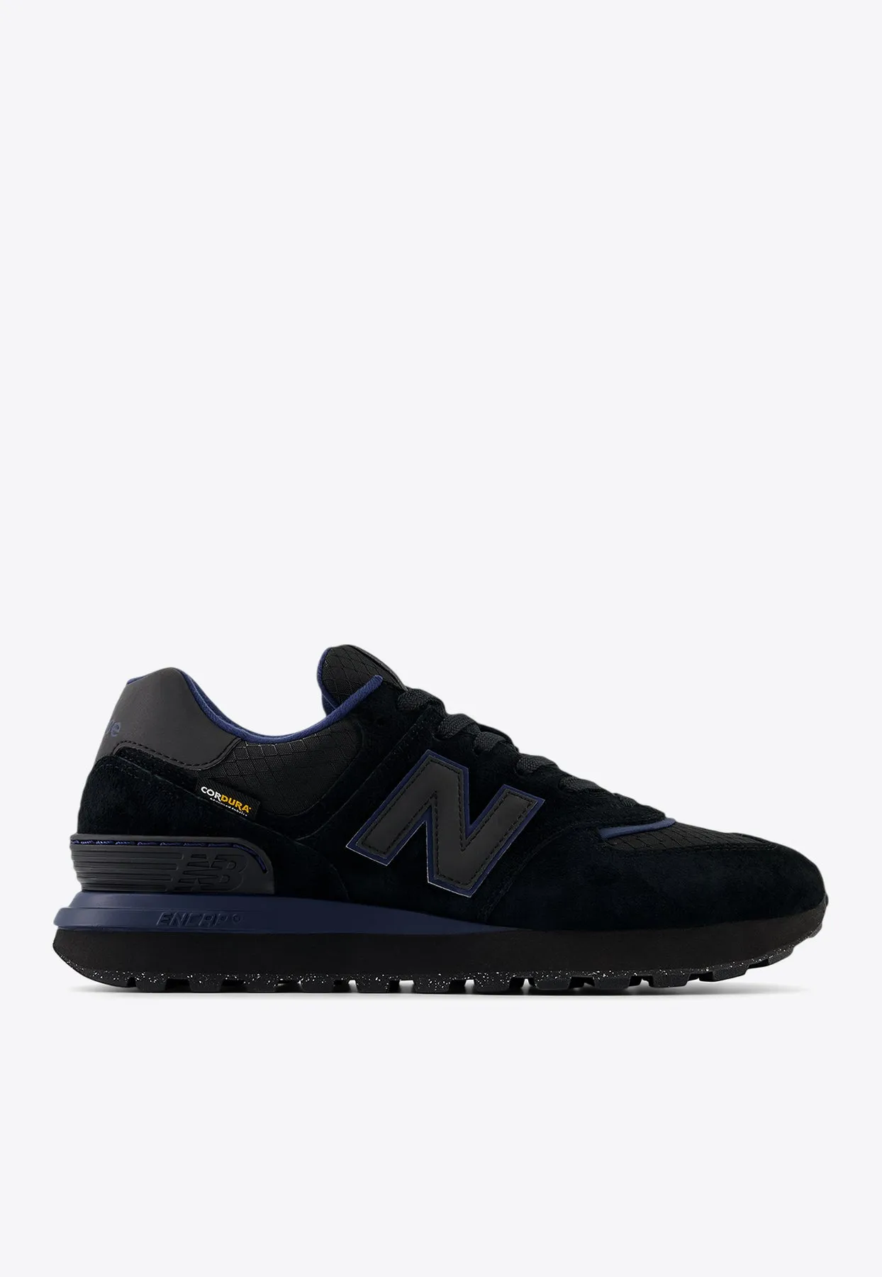 New Balance Womens 311 574 Legacy Low-Top Sneakers in Black with Anthracite