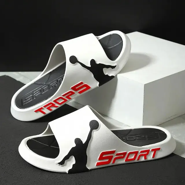 JOYWILL 2022 Summer Men Slippers Outdoor Male Shoes Anti-slip Clloe Slippers