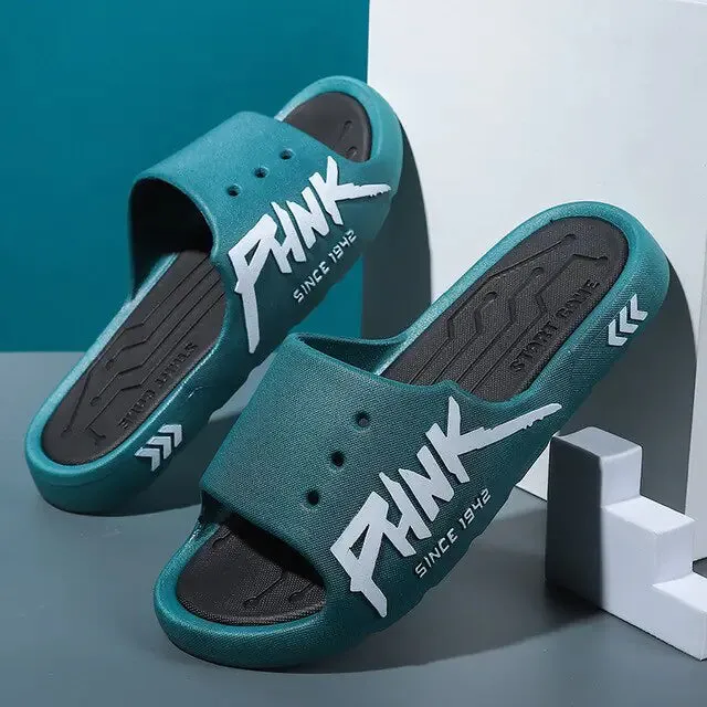 Wedge House Slippers JOYWILL 2022 Summer Men Slippers Outdoor Male Shoes Anti-slip