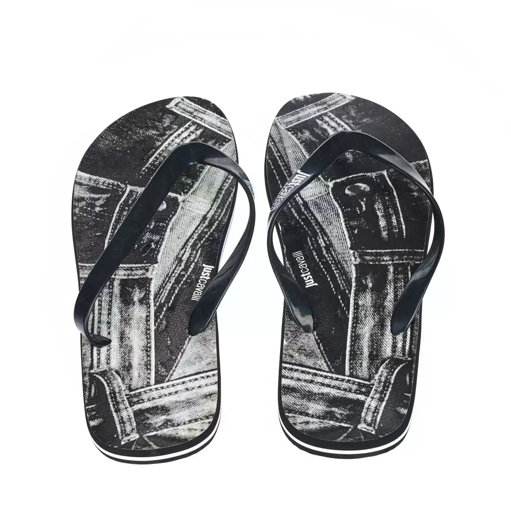 Best Slide Sandals Just Cavalli Black EVA Men Sandal