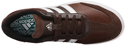 Adidas House Shoes adidas Men's Adicross V Golf Shoe, Brown/White/EQT Green, 11.5 M US