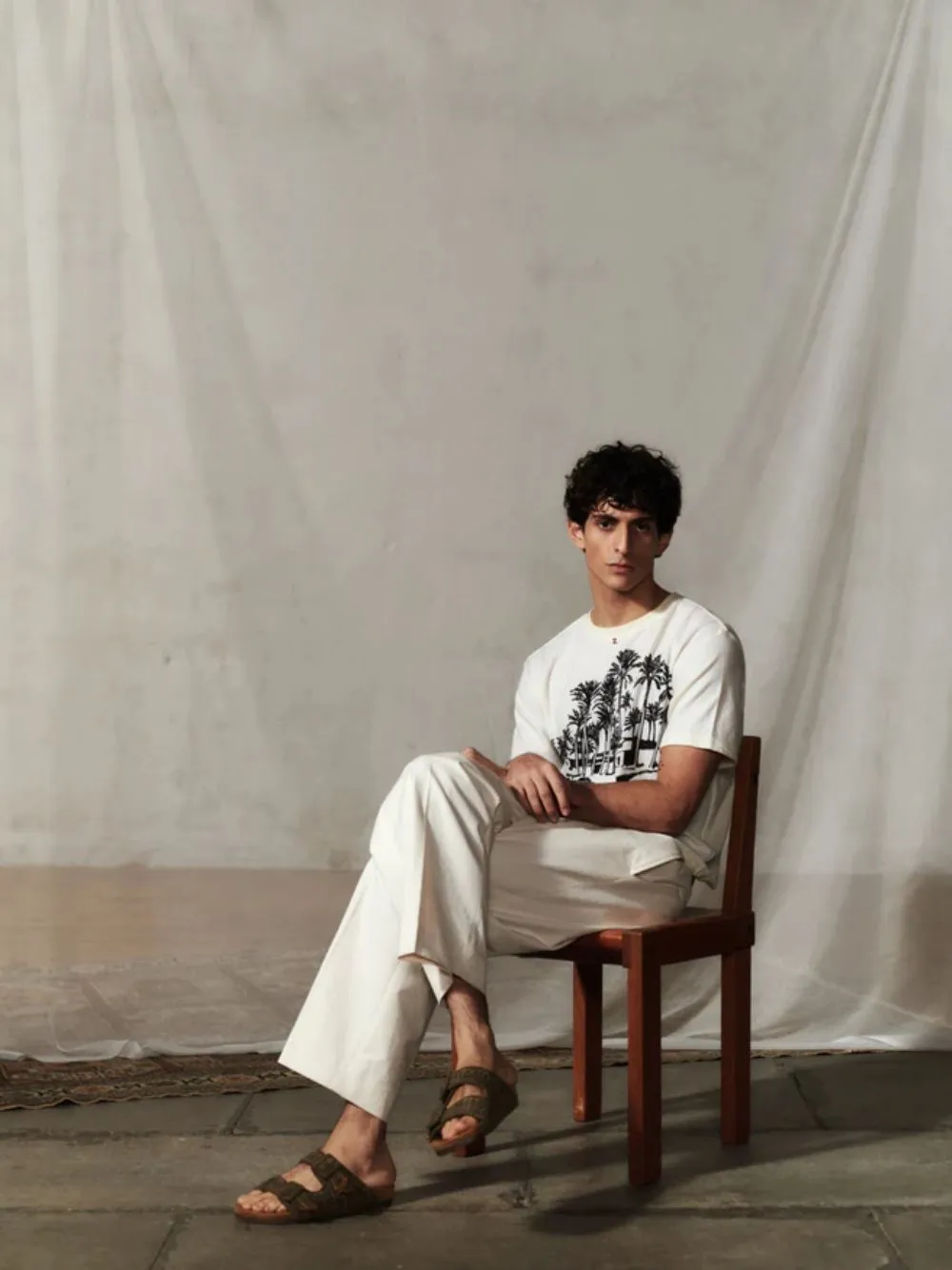 Sandals With Backstrap Khaki Green Tress Suede Sandals