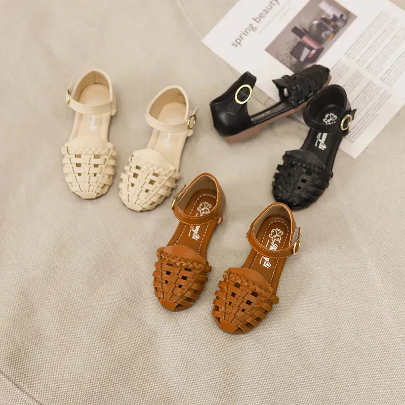 Kids' Sandals with Sweet Toe Caps Sandals Drawing