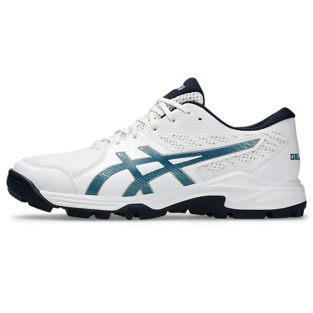 Asics Gore Tex Hiking Shoes ASICS Men's Gel-Peake 2 Cricket Shoe (White/Atlantis Blue)