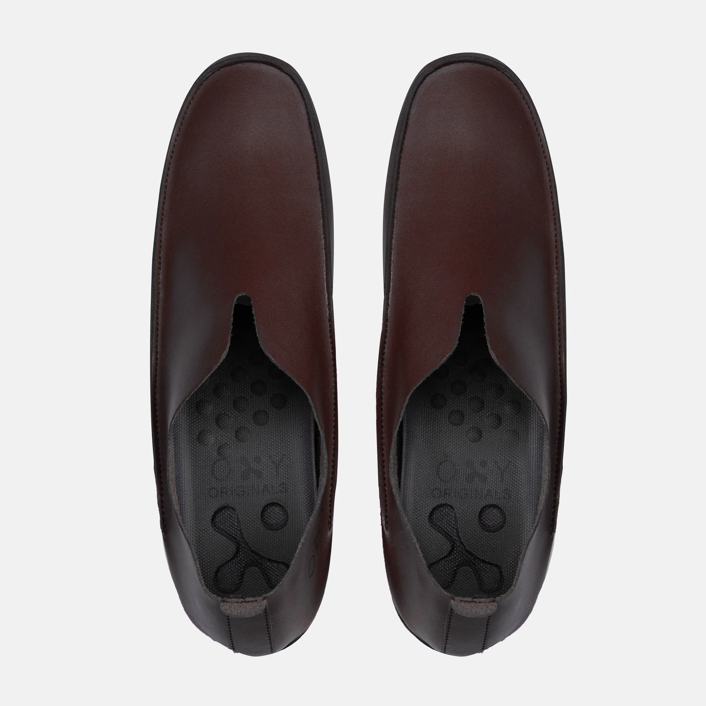 Polo Ralph Lauren Alston Leather Penny Loafers LACROSSE Brown