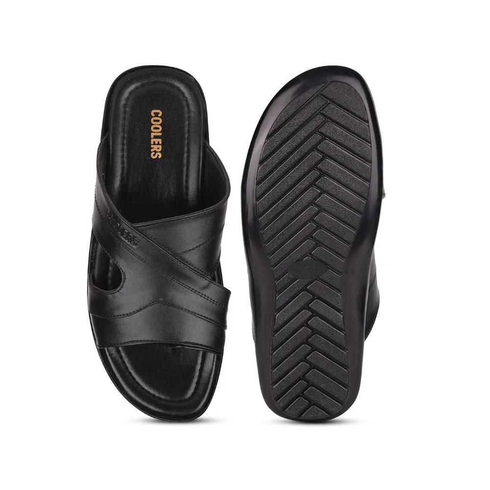 Wolf Paw Slippers Coolers By Liberty COOL99-91 Casual Slippers For Men - Black