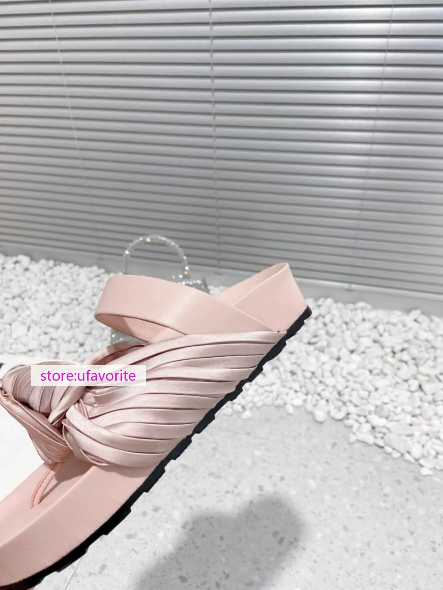 Nightmare Before Christmas Flip Flops leather velvet bow flats slippers Flip flops fashion shoes women 2022new 35-40