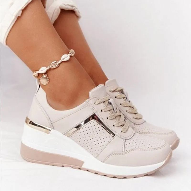 Zodiac Loafers 2023 VULCANIZED WEES HOLLOW BREATHABLE MESH CASUAL WOMEN SLIP ON LACE-UP LOAFERS NEW SNEAKERS