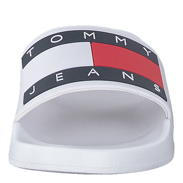 Bubble 2d White Italian Shoemakers Flip Flops