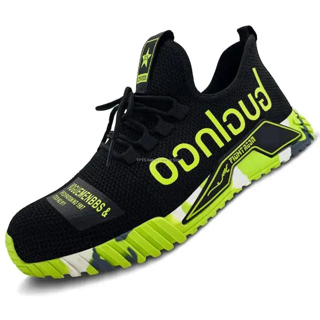 Puncture Proof Safety Shoes for Men Cheap Logger Work Boots