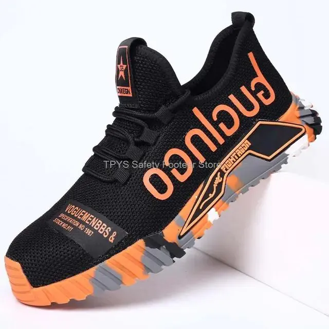 Work Boots Online Puncture Proof Safety Shoes for Men