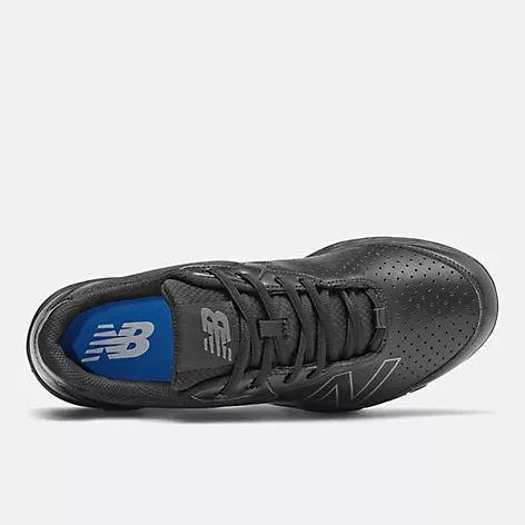 New Balance Womens White Sneakers New Balance v3 All-Black Low-Cut Umpire Base Shoe