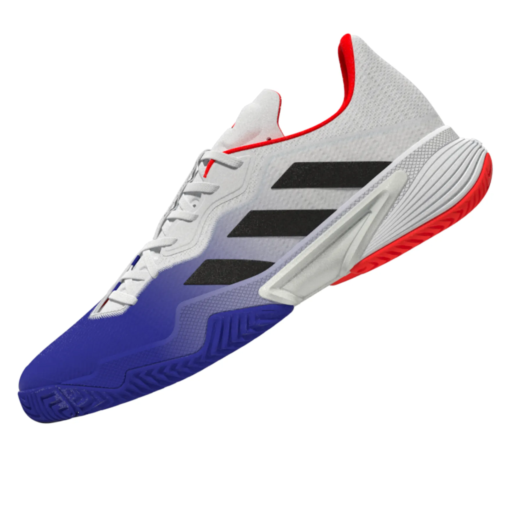 Adidas Performance Barricade Men Tennis Shoes - Lucblu/Core Black/Solar Red Adidas Five Ten Trailcross Pro Clip-in Mountain Bike Shoes