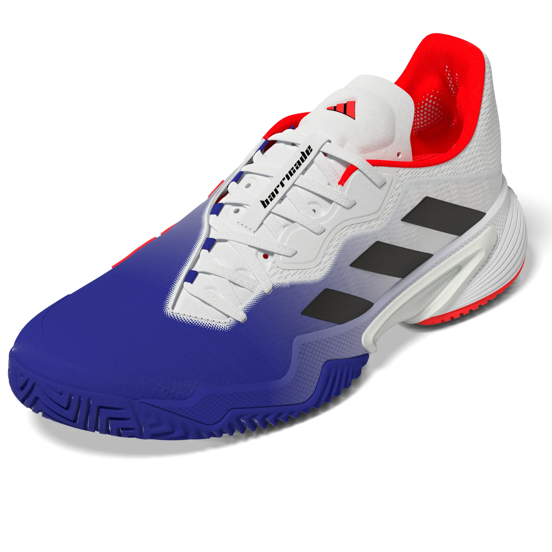 Adidas Performance Barricade Men Tennis Shoes - Lucblu/Core Black/Solar Red Little Adidas Originals Samba Og Casual Shoes